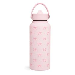pink water bottle 32 oz super cute 