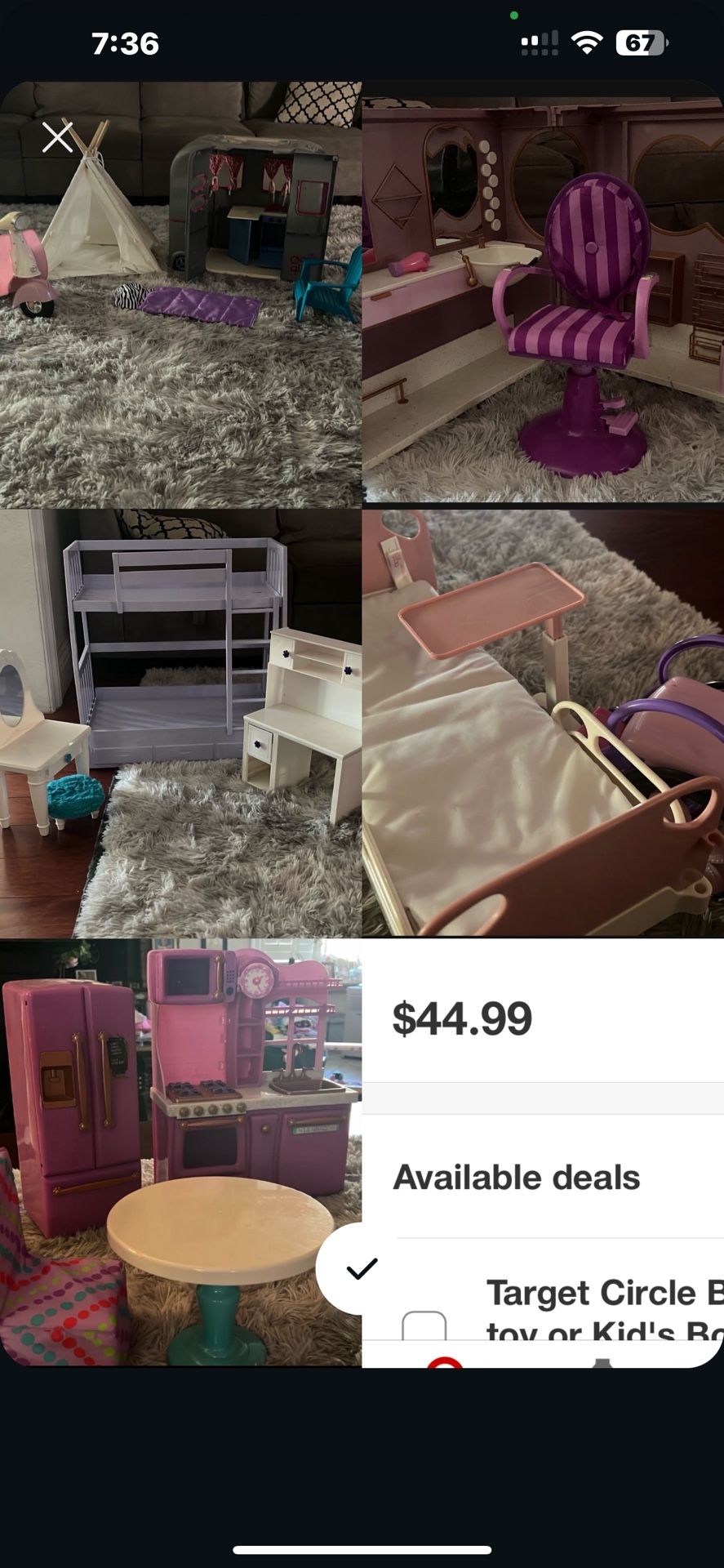 American Girls Doll SIZE     Our Generation 