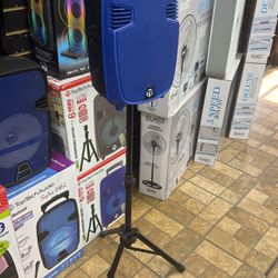 Top Tech Karaoke machine Bluetooth speaker with stand 2000W comes with microphone 🎤 and remote control, New in Box, 