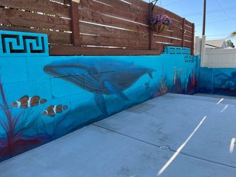 Ocean mural