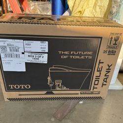Brand New In Box TOTO Drake Toilet Tank (Cotton White) - ST786EA#01