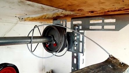 Garage Door Broken Spring Opener Off Track Replace Adjustment and parts