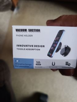 Vacuum suction phone Holder