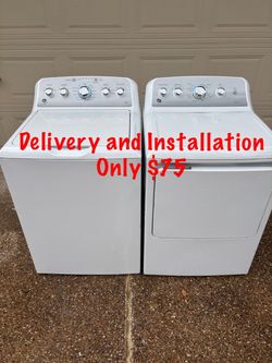 XL Capacity Ge Washer and Dryer