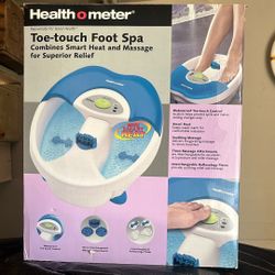 Healthometer. Toe-Touch Foot Spa