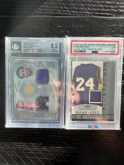 🔥 Kobe Bryant Game-Used Jersey Patch Lot – BGS 8.5 Upper Deck + PSA 🔥