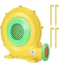 Bounce House Blower, 550W/0.73HP Commercial Air Blower with Double-Sided Fan Blade Design,