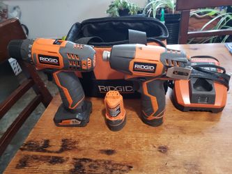 Ridgid 12v drill and driver set