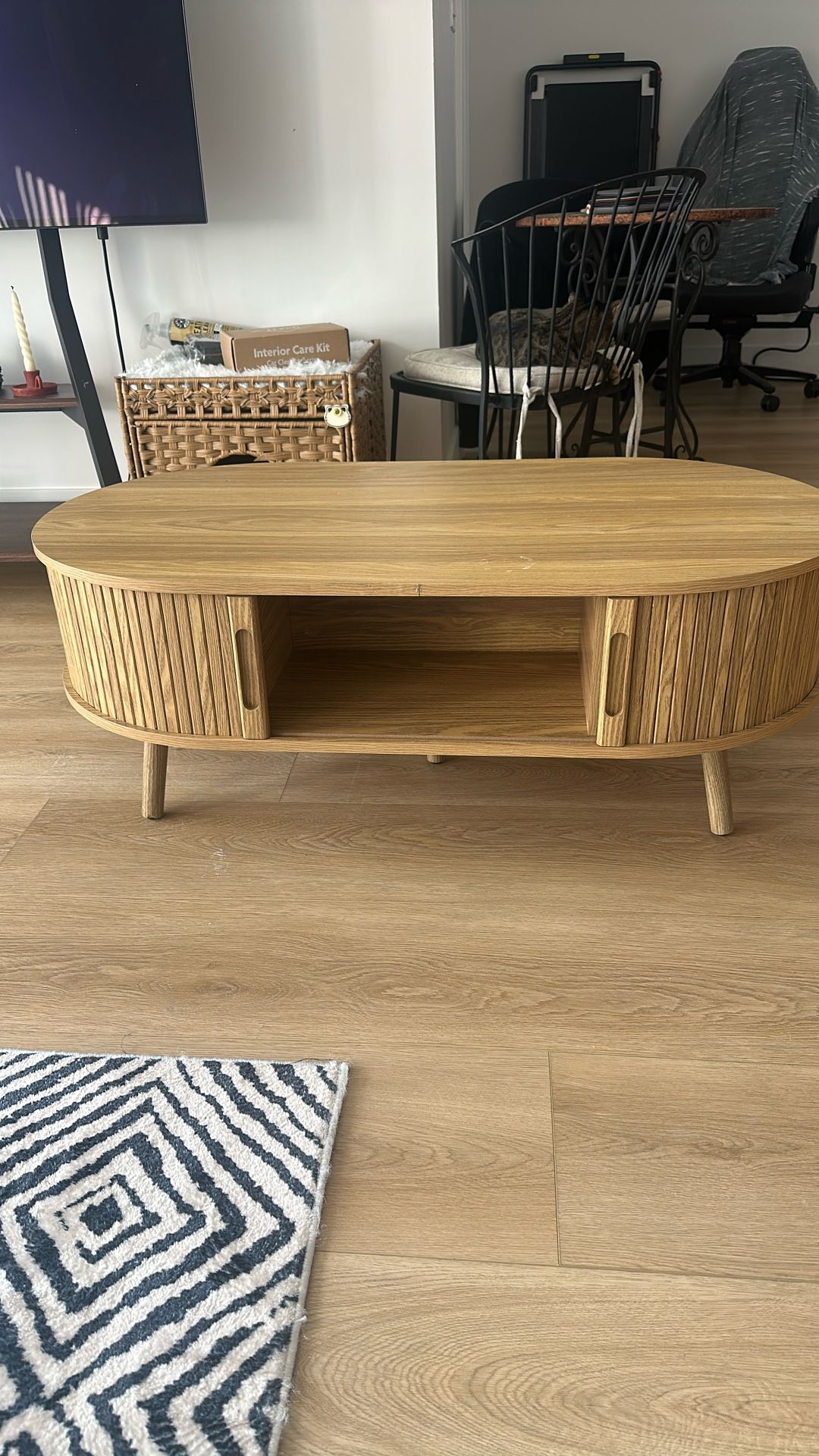 Coffee Table - Rotating Walls For Storage