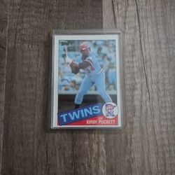 Kirby Rookie Tops Baseball Card 
