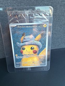 Pikachu with Grey Felt Hat Promo Full Art Van Gohg