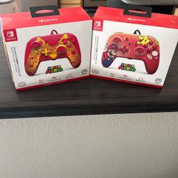 Super Mario Nintendo Switch Wired Controller Bundle