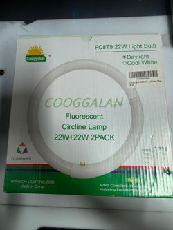 Googalan fluorescent ciecline lamp