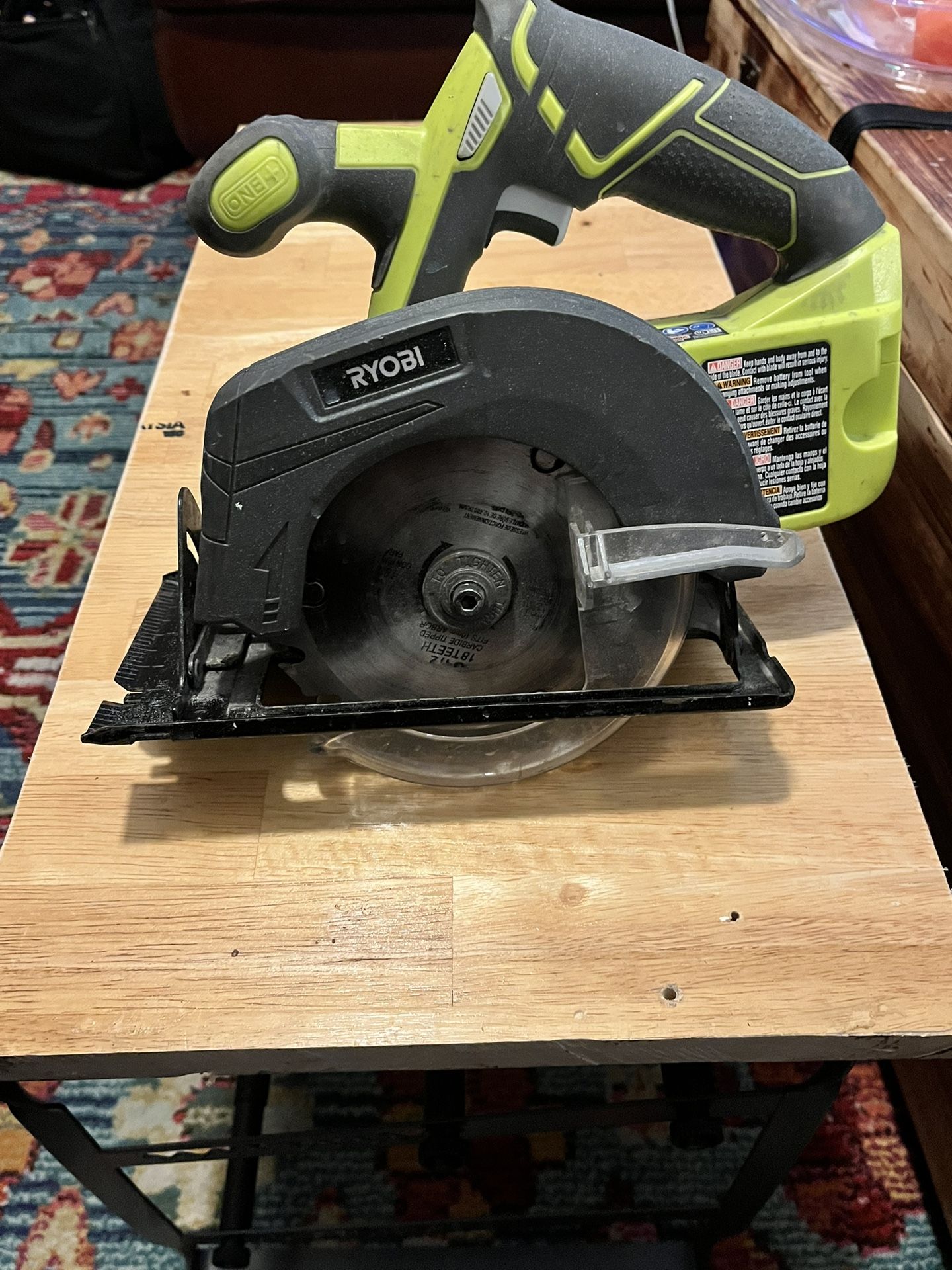 Ryobi ONE+ 18V Cordless 5-1/2 inch Circular Saw, model P505