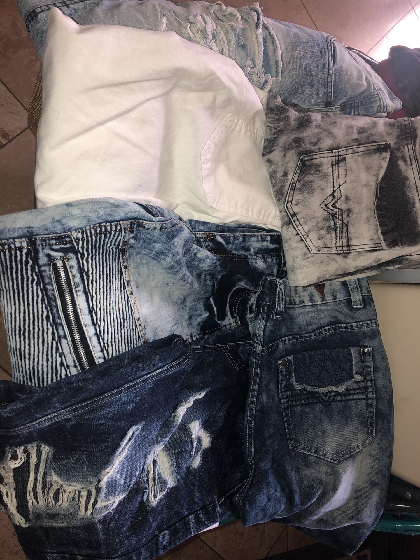 Jeans, jeans, jeans ($10 each)