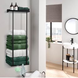  Towel Storage Black