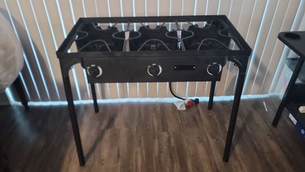 🔥 HEAVY-DUTY 3-Burner Propane Stove – 250,000 BTU  🔥