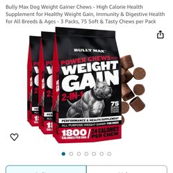 Bully Max Weight Gain Chews 3 Pack