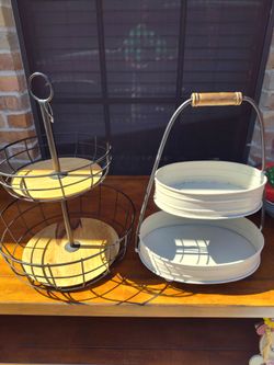 Two-Tier Countertop Stands Set of 2