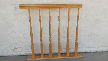Solid Wood Railing - $35