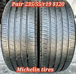 Pair of 2 Michelin tires 235/55/r19 ‼️ free instalation and balance ‼️