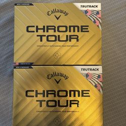 2 dozen (24) 2024 Callaway Chrome Tour Tru Track  White USA!!! 🇺🇸