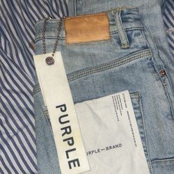 Purple jeans 