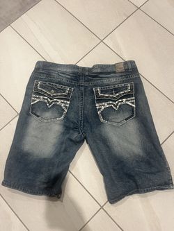 90s Y2K STYLE jean shorts “JORTS” Size 42 over sized baggy shorts
