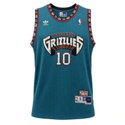 Adidas NBA Vancouver Grizzlies Men's Jersey #10 Mike Bibby S