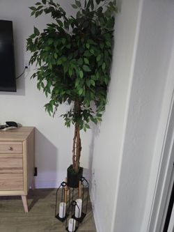 94 inch faux tree