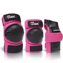 JBM KIDS KNEE AND ELBOW PADS SMALL PINK