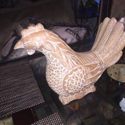 Classy wood Rooster hand made beautiful For Kitchen