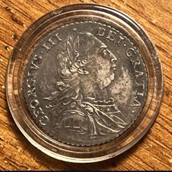 1787 King George III ‘semee of hearts' British shilling 