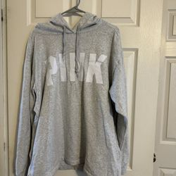 PINK Oversized Grey Hoodie