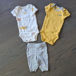 Carter's Baby Boy Transportation Bodysuit Outfit, Newborn