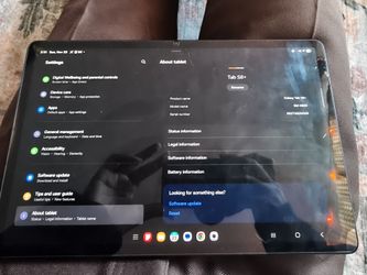 Samsung Galaxy Bundle S8+Plus 128GB Tablet 12.4" AMOLED Charger, 3 Cases, Pen