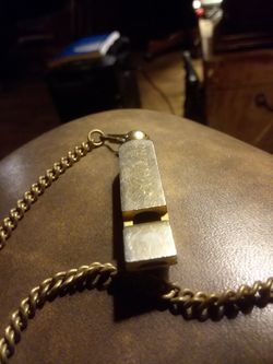 Military, police, train conductor whistle collection