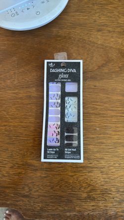 New Dashing Diva Halloween Bats Pastel Glitter Gloss Ultra Shine Nail Gel Polish Strips
