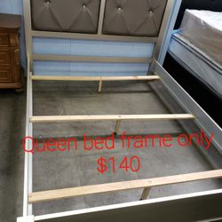 Queen Bed Frame Only $140