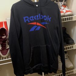Reebok Hoodie (Black), Size large