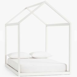 White Pottery Barn Full Size Camden House Bed