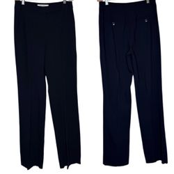 Max Mara Women’s Wool Navy Wide Leg Pants Size 4
