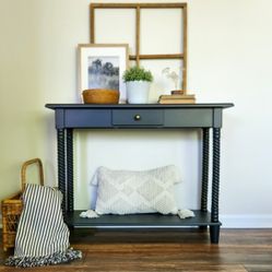 Black Console Accent Table 