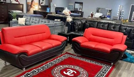 Sofa and loveseat