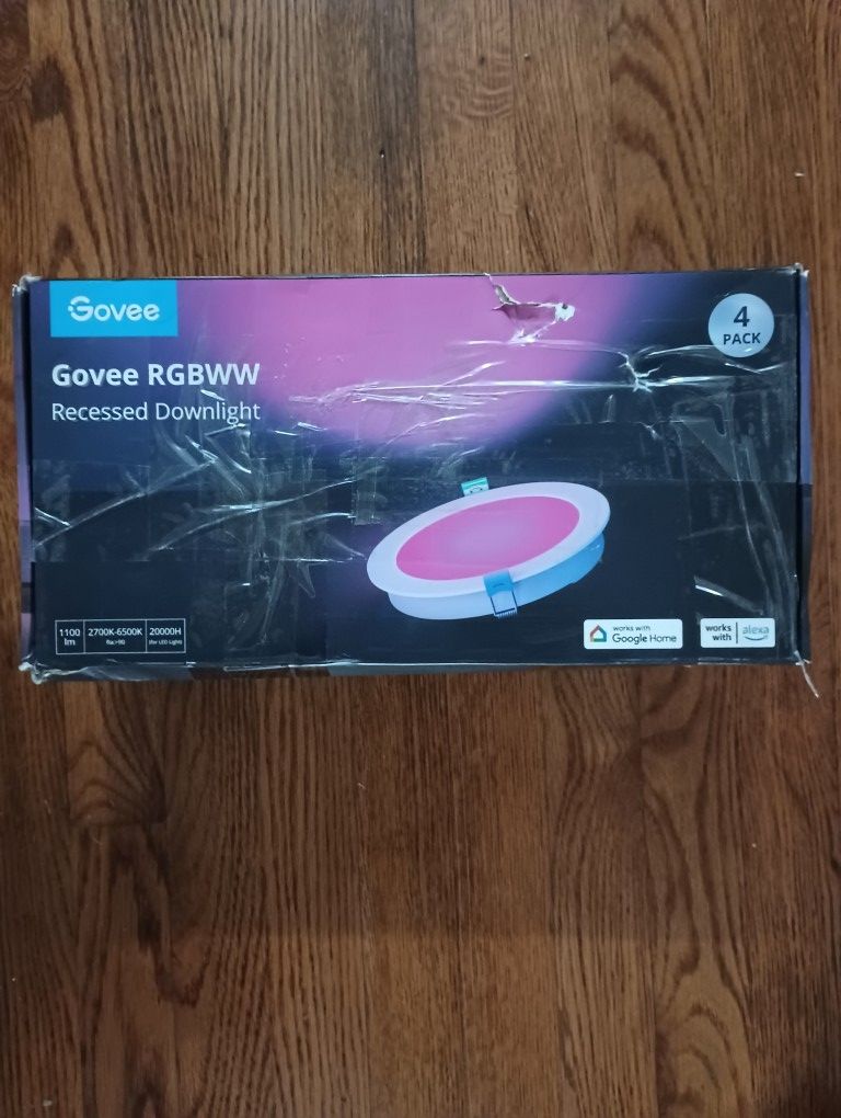 Gover RGBWW 4 Pack Smart Recessed Downloght