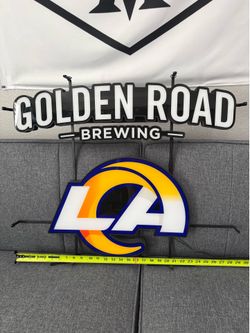Golden Road Brewing Los Angeles Rams LED Light
