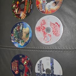Wii Mario games loose discs