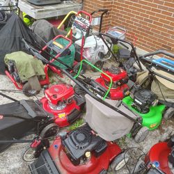 Working Lawnmowers and Pressure Washers