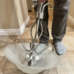 Chandelier Working Well In Good Condition Light