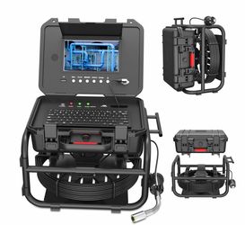 Sewer Pipe Inspection Camera System with Monitor